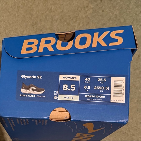 Brooks Blue Glycerin 22 Women's Shoes - Picture 3 of 3